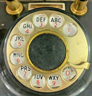 Vintage Western Electric American Antique Style Black Rotary Phone