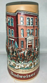 Vintage 1988 Ceramarte Budweiser National Historical Old School House Stein