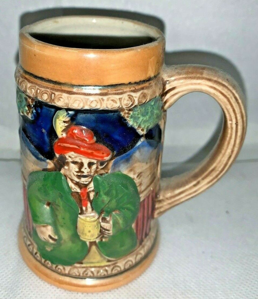 Vintage Arrow Small Hand Painted 4 Inch Unlidded Stein Made in Japan