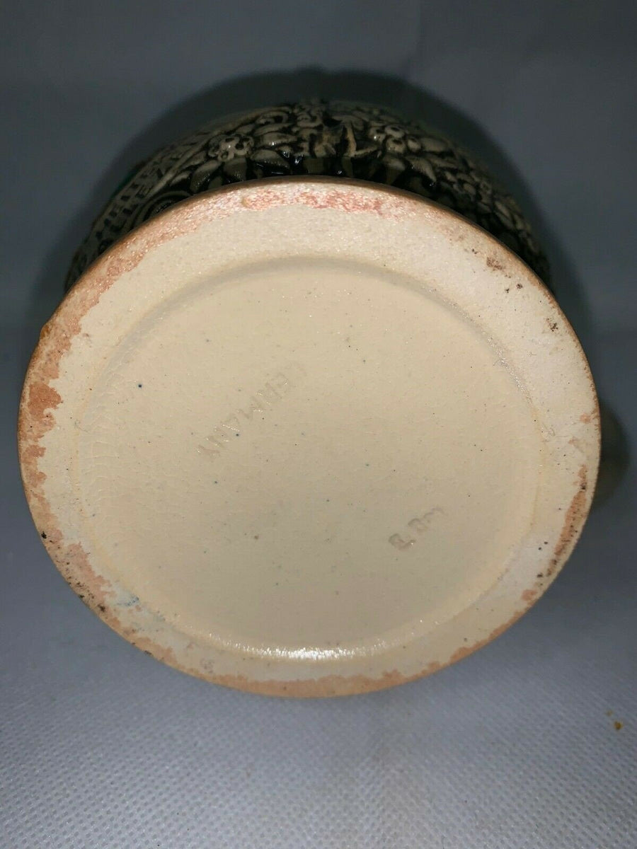 Vintage Frohsinn Und Heiterkeit Willkommen Allezeit E. Bay Germany Lidded Stein
