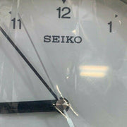 Mid Century Modern Seiko New in Box Working Wall Clock NIB