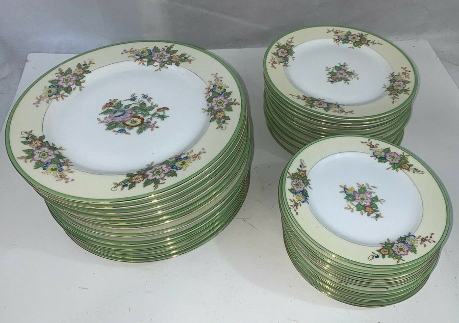 Blossom China Made in Japan Vintage 35 Piece Dinnerware Set