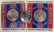 Vintage General Mills Olympic Team Set of Three Medals Coins