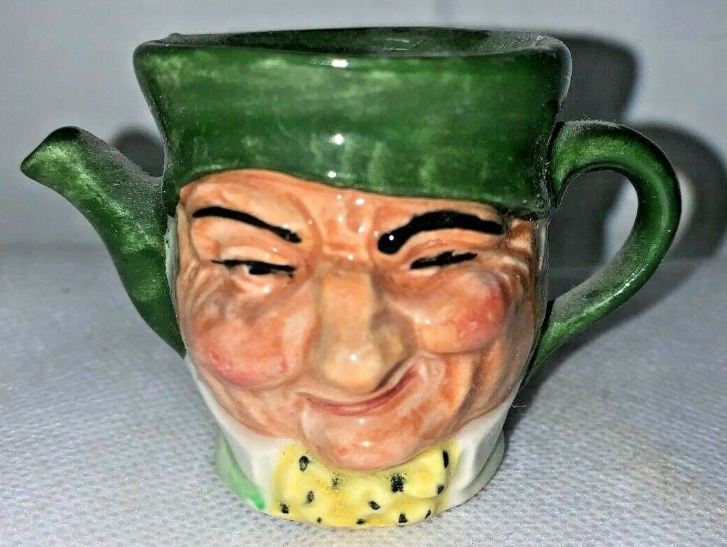 Vintage Artone Hand Painted Staffordshire Mini Toby Teapot