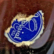 Vintage Imperial Glass Brown Drapery Opalescent Tumbler Set 5