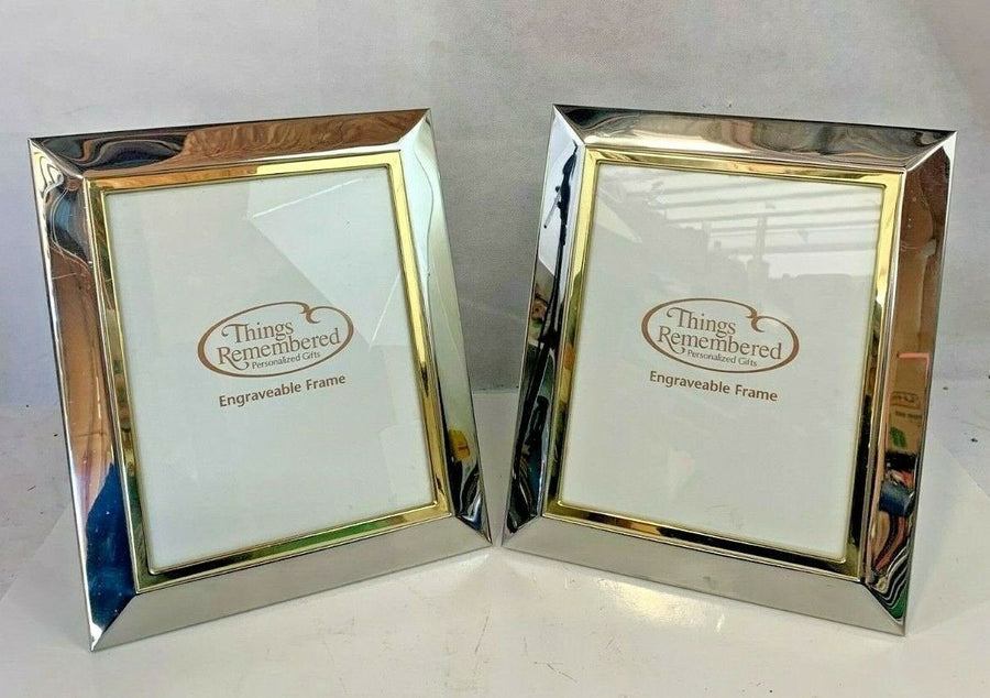 Vintage Silver and Gold Things Remembered 8 x 10 Pair Frames