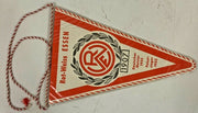 Vintage Rot-Weiss Essen 1907 Deutscher Meister Pokalsieger German Pennant Flag