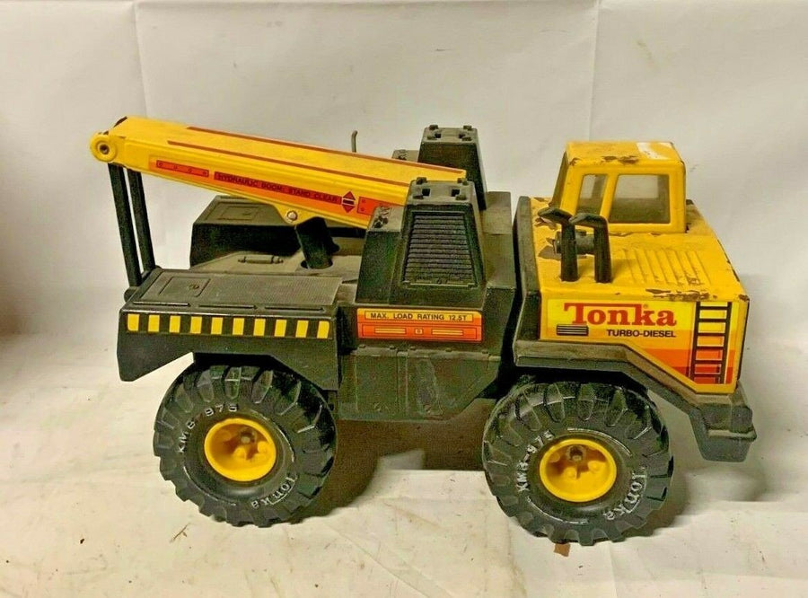 Vintage 1970'S Yellow Tonka Turbo Diesel Hydraulic Truck