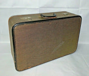 Vintage Arflite Brown Suitcase with Original Keys
