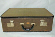 Vintage Arflite Brown Suitcase with Original Keys