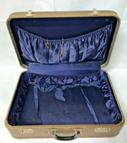 Vintage Arflite Brown Suitcase with Original Keys