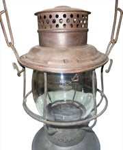 Antique Grand Trunk Railway Railroad GTR Adlake Bell Bottom Lantern