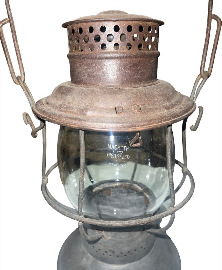 Antique Grand Trunk Railway Railroad GTR Adlake Bell Bottom Lantern