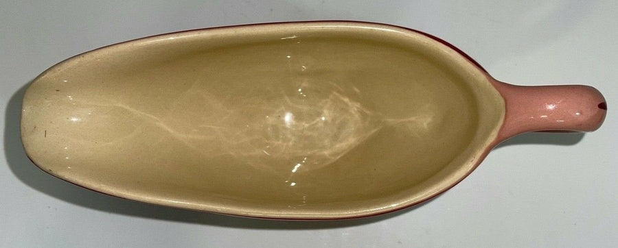 Vintage Sterling China Co E Liverpool Ohio Pink 9 inch Gravy Boat