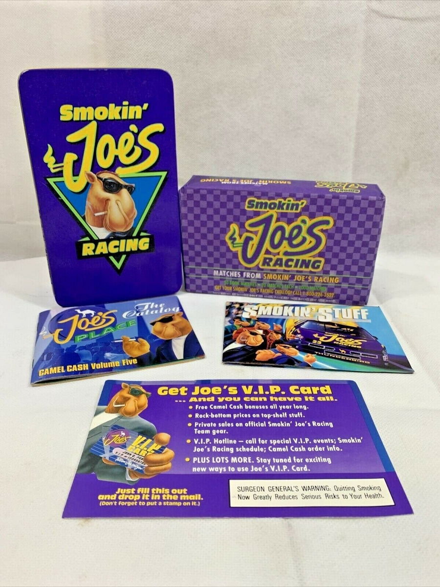 Smokin' Joe's Racing Matches Collector's Tin Set 1994 R.J. Reynolds Tobacco