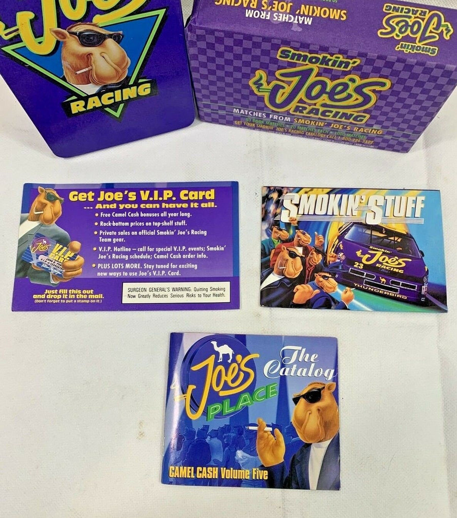 Smokin' Joe's Racing Matches Collector's Tin Set 1994 R.J. Reynolds Tobacco