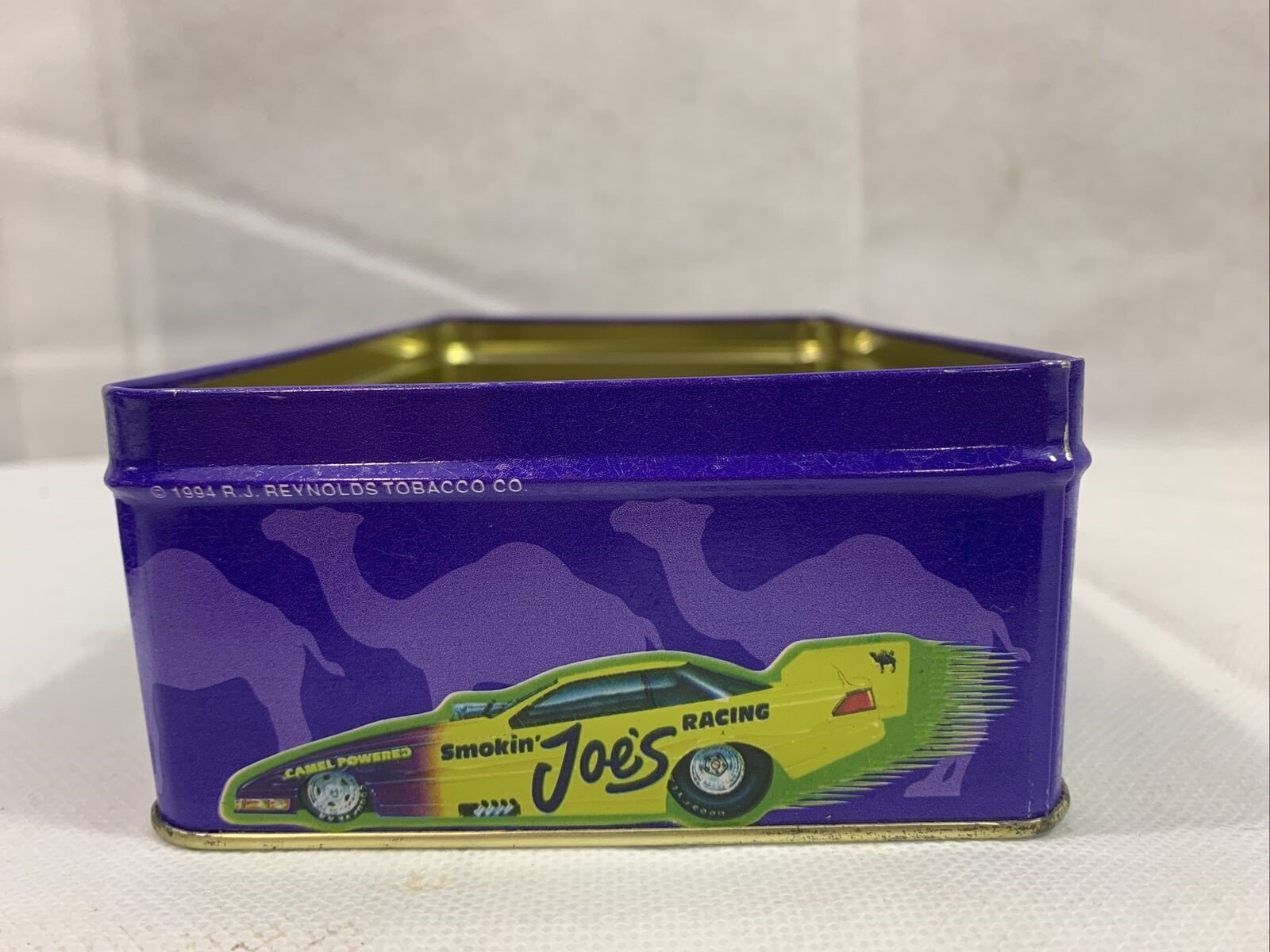 Sold 1994 Smokin joes racing tin with matches