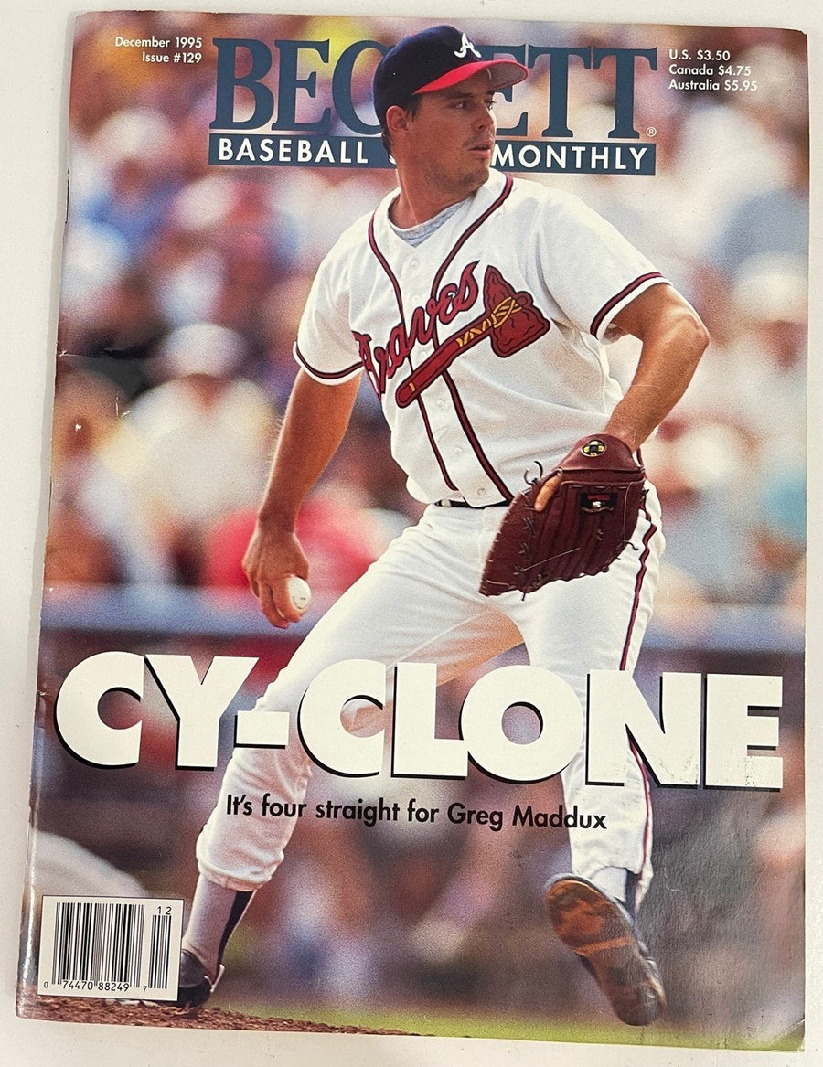 Vintage Beckett Baseball Card Monthly Cy-Clone Dec 1995 Magazine