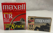 9 New Vintage Maxwell Normal and High Bias Pack of Audio Cassette Tapes
