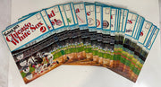 25 Vintage MLB Baseball Today's 1971 Stamp Book Magazine