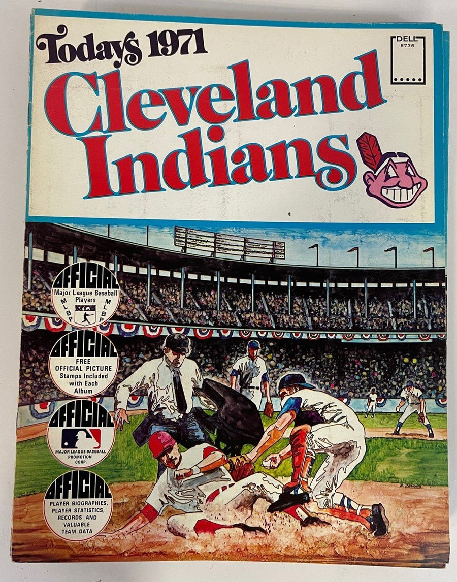 25 Vintage MLB Baseball Today's 1971 Stamp Book Magazine