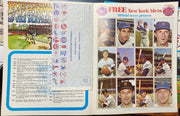 25 Vintage MLB Baseball Today's 1971 Stamp Book Magazine