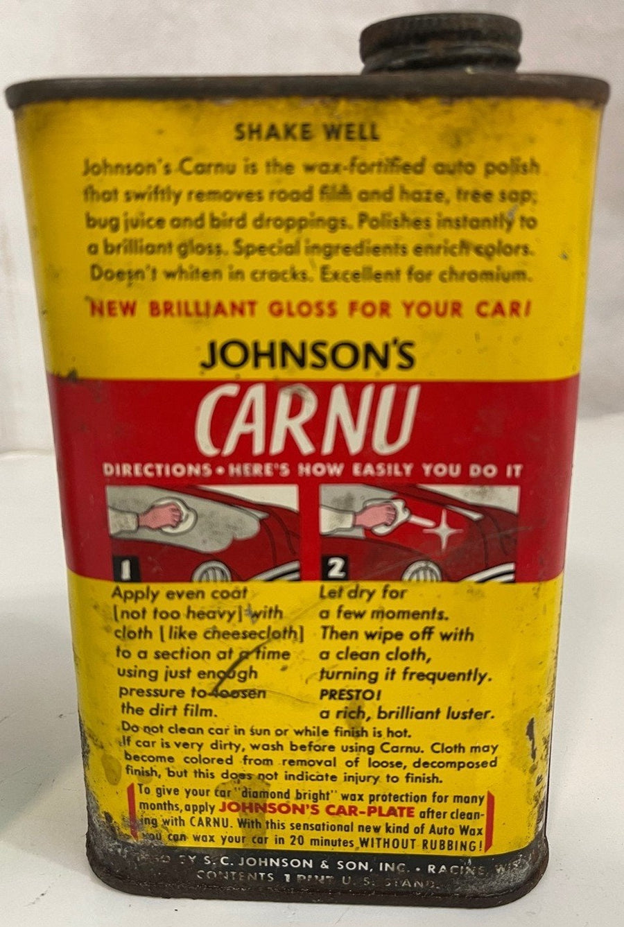 Vintage Car Skin and Johnson's CarNu Reconditioner and Gloss