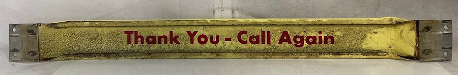 Vintage RARE Salada Tea Door Push Bar Advertising Sign 33.5 inches
