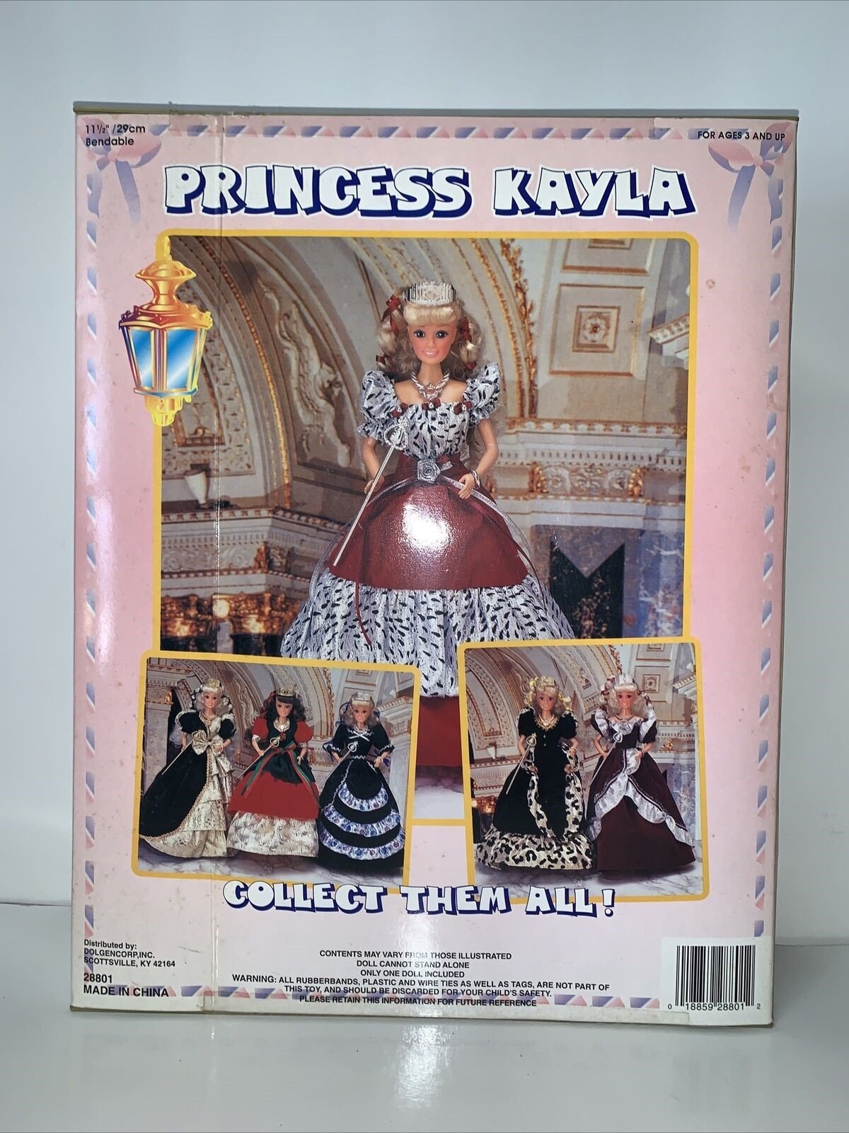 Princess Kayla Fashion Queen Doll Vintage Barbie Type Brunette M & C Toy Co