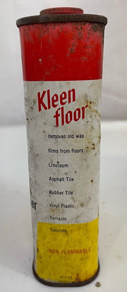 Vintage Johnson's Kleen Floor Wax Remover and Cleanser Can