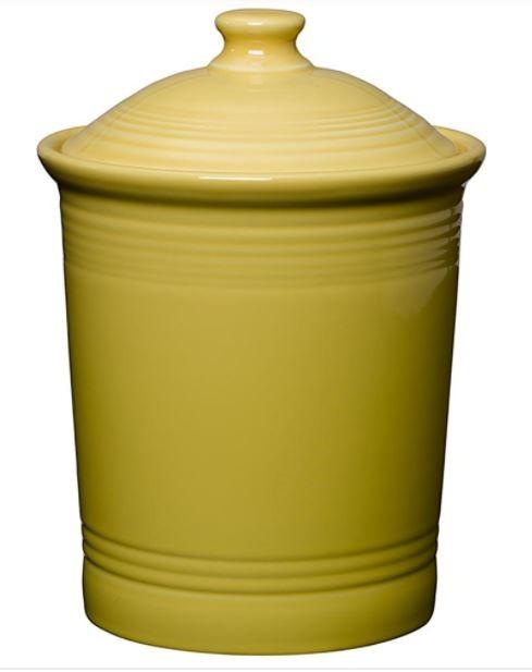 Fiesta - Sunflower Yellow Large Canister Homer Laughlin HLC Ceramic