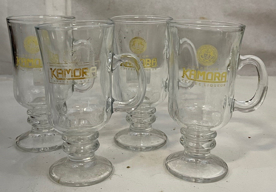 Vintage Premium Kamora Coffee Liquor Set of 4 Glasses