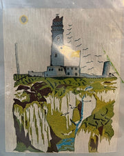 Vintage Crewel Creative Stitchery Kit Lighthouse 18 x 22 inches