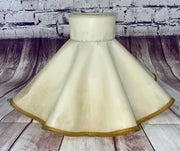 Mid Century Modern Plastic 1950s Ruffled Lampshade