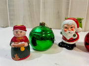 Vintage Santa Claus Retro Figurine Lot