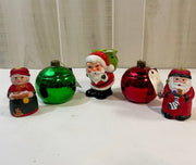 Vintage Santa Claus Retro Figurine Lot