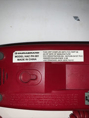 Durabrand Trim PhonePH-301 Large Push Button Wall Mount / Desk Red Landline