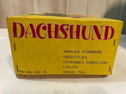 Vintage Battery Operated Dachshund Dog Toy No. 240-B Japan