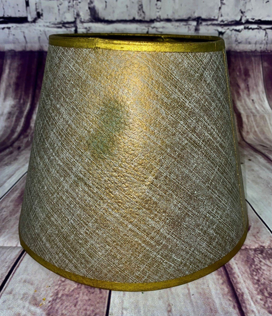 Vintage Mid Century Modern 1950s Retro Gray Lampshade