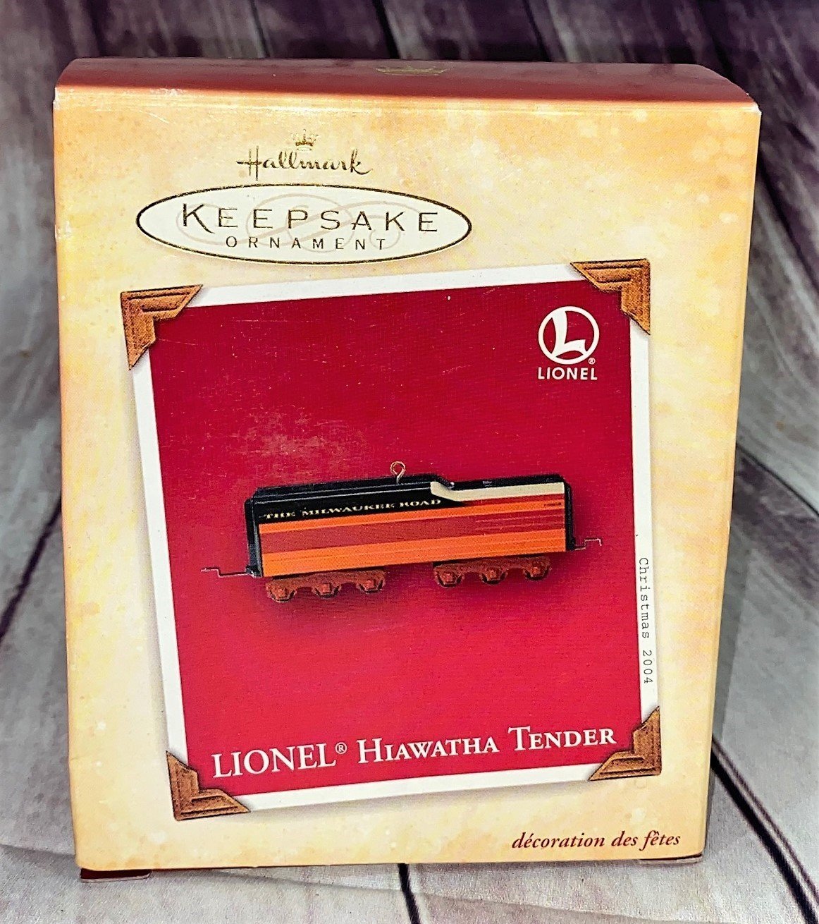 Vintage Hallmark Keepsake Lionel Hiawatha Train Tender Christmas Ornament