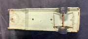 Vintage Tonka Car Hauler, Green Metal Tractor Trailer, Pressed Steel Toy Truck