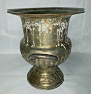 Vintage Leonard Brass Cauldron Planter Champagne Pot w/ Handles Decor