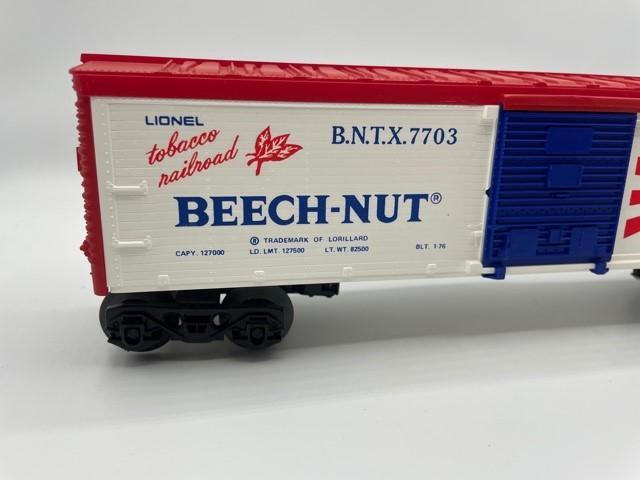 Vintage Lionel Beech Nut Tobacco 0 And 027 Gauge Car New In Box