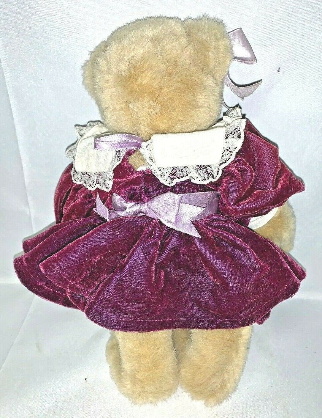 Vintage Fluffy Vanderbear Music Soiree The Purple Velvet Collection With Tag