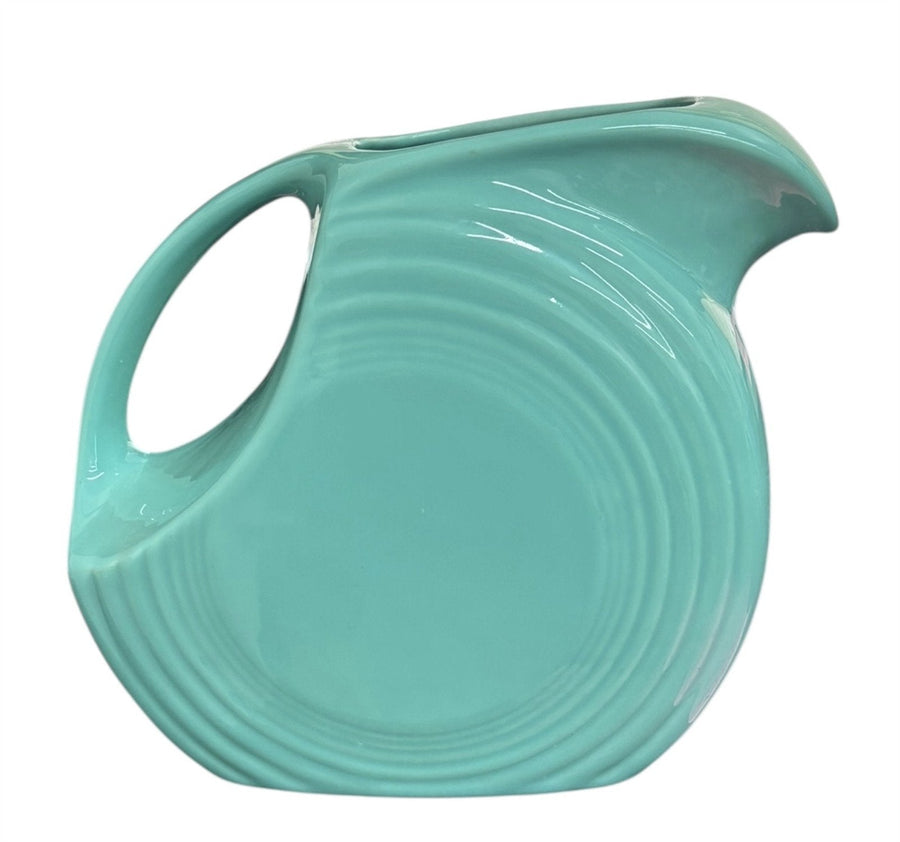 Fiesta - Homer Laughlin Turquoise Blue Large Disk Pitcher