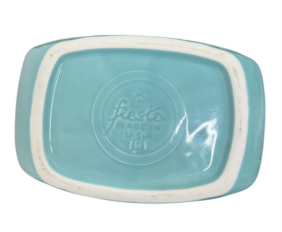 Fiesta - Homer Laughlin Turquoise Blue Large Disk Pitcher