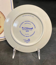 M.J. Hummel Annual 1979 In Bas Relief Collectible Plate In Original Box