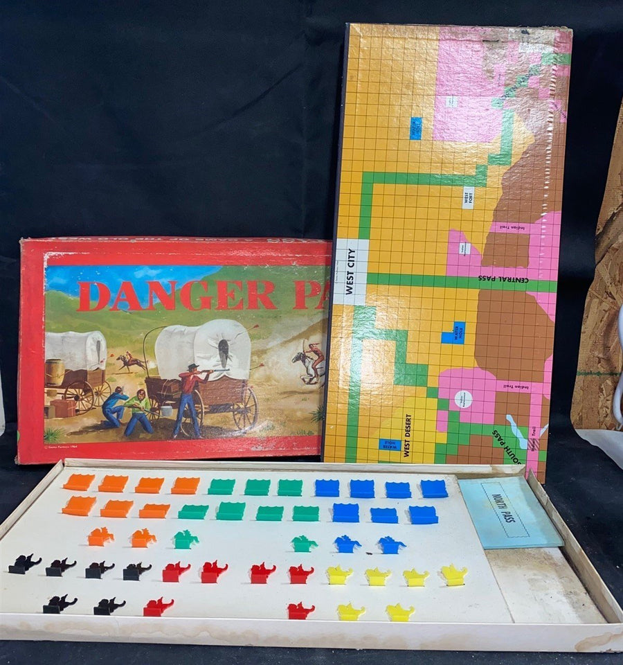 Vintage Danger Pass A Game of the Old West A House of Ideas Board Game