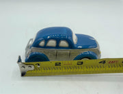 Vintage Department 56 Christmas Village Blue Car Figurine