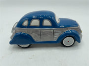 Vintage Department 56 Christmas Village Blue Car Figurine